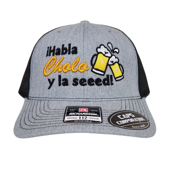 Gorra de habla cholo y la sed la sed