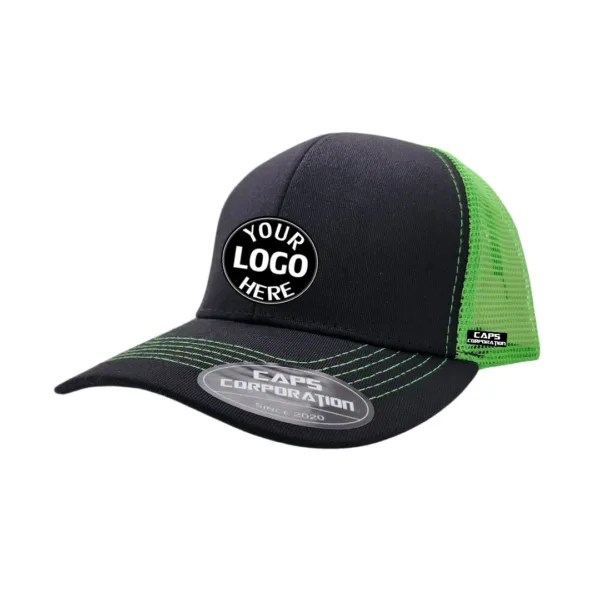 Negro/Verde Neon - EcoCaps