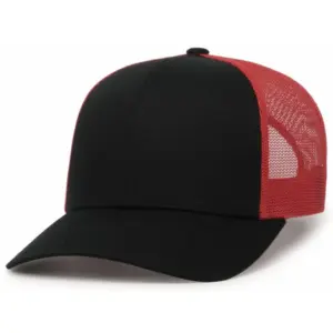 Black/Red - Pacific Headwear 104C