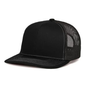 Black/Graphite - Pacific Headwear 104S